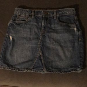 Gently used Gap denim skirt